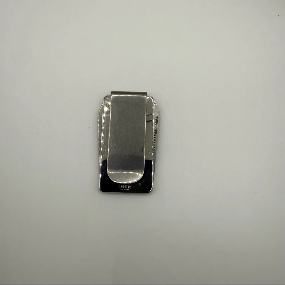 Lennox Sterling Money Clip | Knife & Nail File | Brand New Opened for Photos